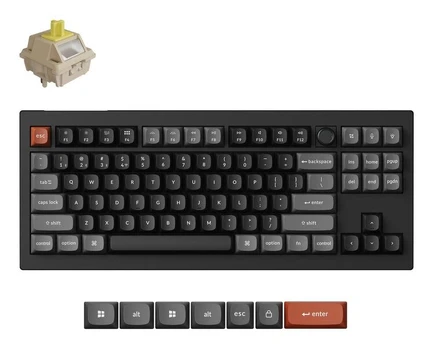 KEYBOARD WRL V3 ULTRA/BLACK V3U-D4 KEYCHRON V3U-D4 (4894979026668)