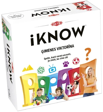TACTIC Board game I KNOW Family Guiz (In Latvian lang.)