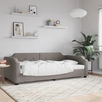Sofa, taupe spalvos, 100x200cm, audinys