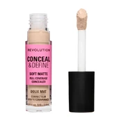 MAKEUP REVOLUTION CONCEAL & DEFINE FULL COVERAGE maskuojamoji priemonė, 4 g kaina