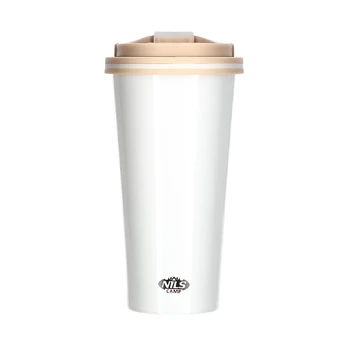 Termo puodelis Nils Camp NCB18, 0.5 l, balta
