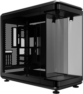 Cooler Master MF360-KINN-S00 MasterFrame 360 Panorama, ATX, Midi-Tower, Window, Juodas