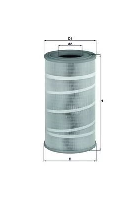 Oro filtras KNECHT LX 7210/7