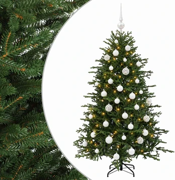 Dirbtinė kalėdinė eglutė su rutuliuku 120 cm 150 LED