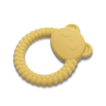 Silikoninis dantukas Lorelli, geltonas