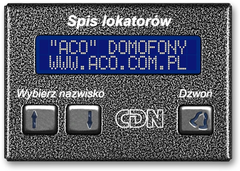 ACO CDN-230E ST Elektroninis spis lokatorów stal