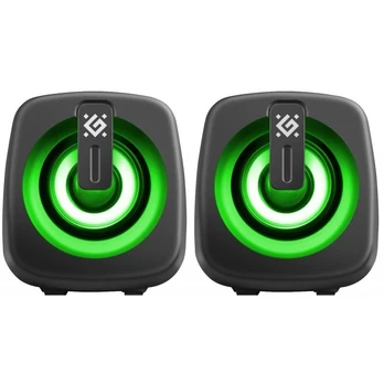 PC speakers J1 2.0 6W L ED USB black
