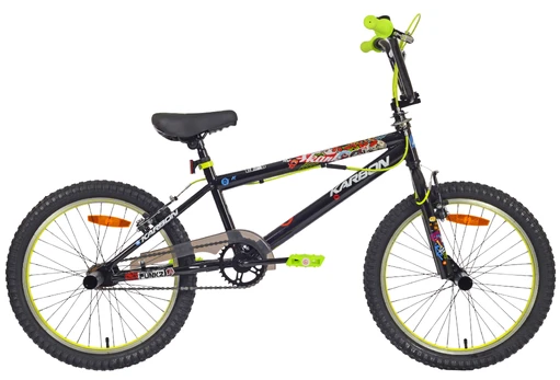 Dviratis Karbon BMX 20 black-lime