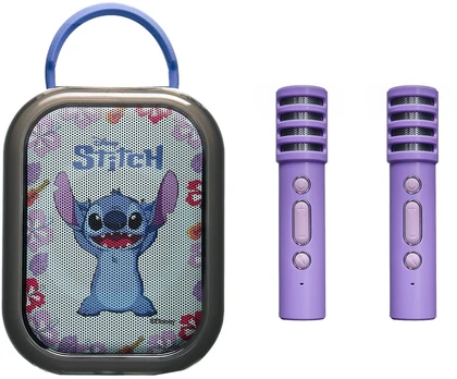 Lexibook - Stitch Bluetooth® karaoke with 2 wireless microphones (BTC030D)