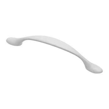 Zamak handle CAMAIO C=128mm mat baltas