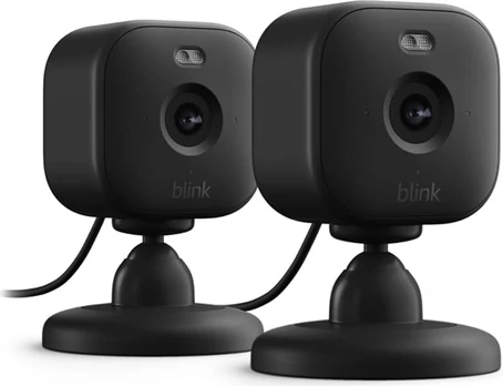 Blink - Mini 2 Smart Indoor Security Camera 2pcs set White