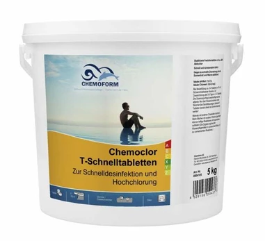 Chemoform Greito tirpimo chloras CHEMOCLOR T-Tabletės po 20 g, 5kg