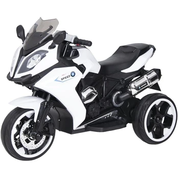 Vaikiškas elektrinis motociklas 01300ST-6V, White