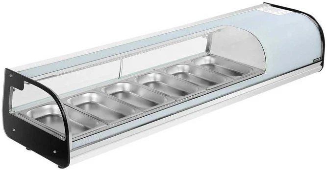 Sushi vitrina Vevor 62L