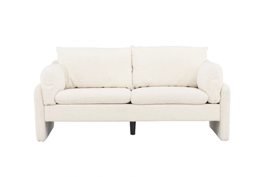 Sofa Vindel, Baltas Teddy audinys