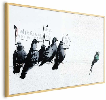 Artgeist Plakatas - Xenophobic Pigeons