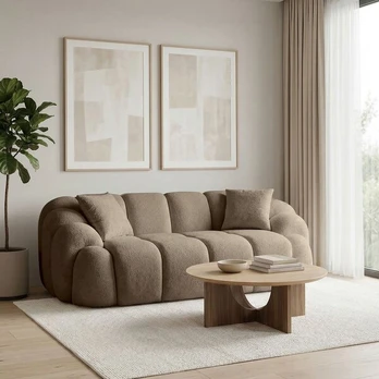 Dvivietė sofa Octavio, ruda