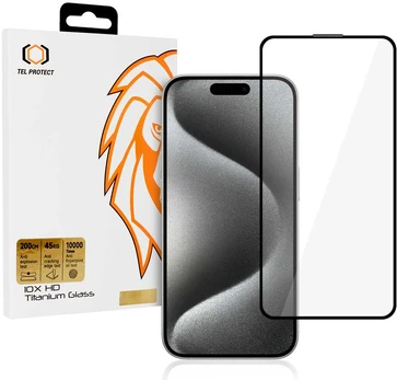 Apsauginis stiklas 10X HD Titanium skirtas Apple iPhone 16 Pro