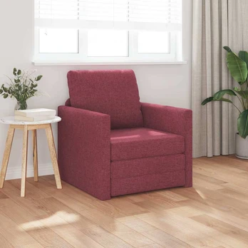 Sofa lova 60cm Vyno raudona audinys