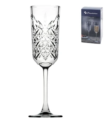Taurės šampanui 175ml 4vnt TIMELESS