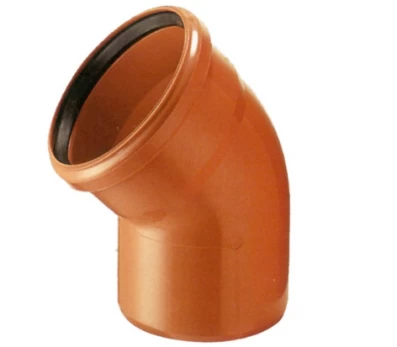 Lauko kanalizacijos alkūnė Wavin, d , 200, 45*