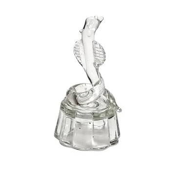 Stiklinė statulėlė gyvatė, D4.2 H8.5cm