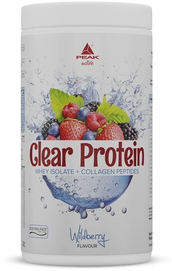 Peak Clear Protein (Whey Isolate and Collagen Peptides) 450 g. (Baltas Tea Peach skonis )