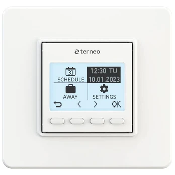 Terneo PRO programuojamas sieninis termostatas grindų šildymui 16A