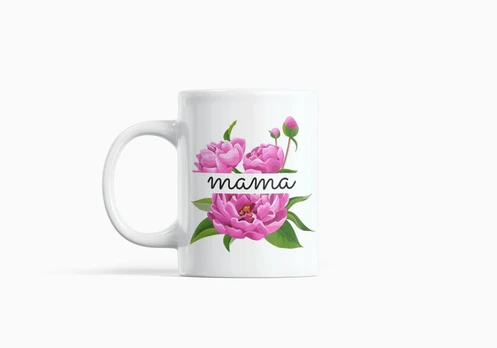 Standartinis puodelis su bijūnais Mama