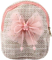 Lean Children's Backpack Braided Bow Bunny Rožinė 21cm 2L kaina