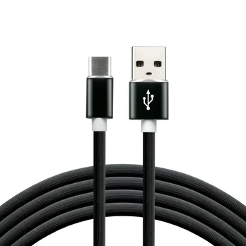 everActive cable USB-C 1m - Black, silicone, quick charge, 3A - CBS-1CB