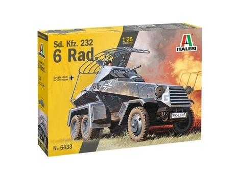 Italeri – Sd. motorinė transporto priemonė 232 6 Rad., 1/35, 6433