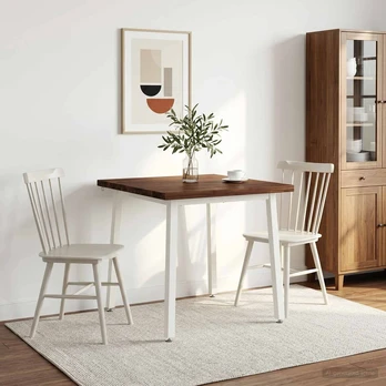 Kvadratinis valgomojo stalas 80 x 80 x 75 cm