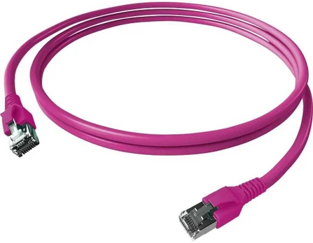 „EasyLan FlexBoot Cat.6A“ jungiamasis kabelis, S/FTP, violetinis, 1 m