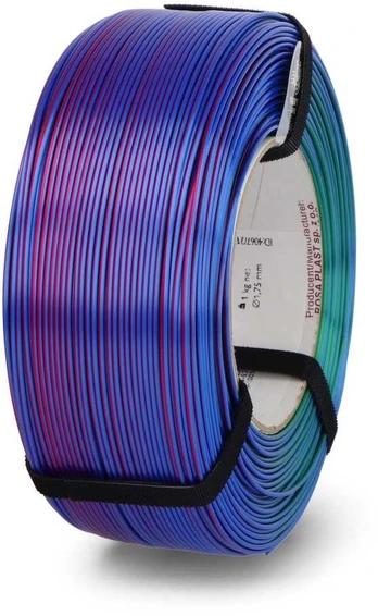 Rosa3D papildymo PLA Magic Silk gijos 1.75 mm 1kg – Aurora