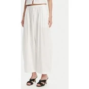 PINKO Medžiaginės kelnės 105210 A2LD Balta Relaxed Fit