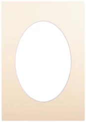 Passepartout 21x29.7, biscuit oval kaina