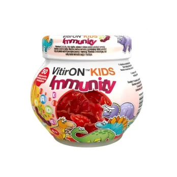 VITIRON KIDS IMMUNITY, 50 kramtomųjų guminukų