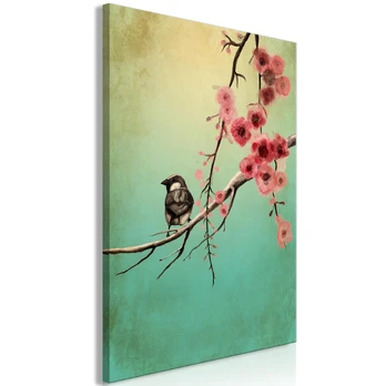 Artgeist Paveikslas - Cherry Flowers (1 Part) Vertical