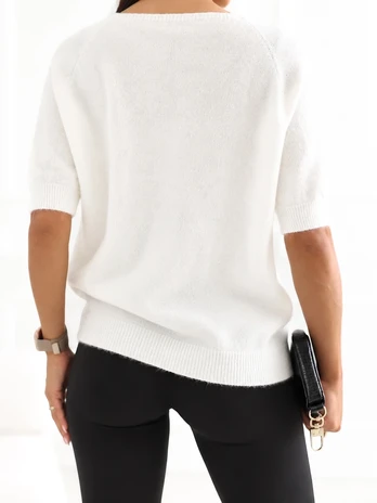 Italy Moda Sweter-IT-SW-2602.78-ecru