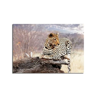 Reprodukcija ant drobės Leopardas