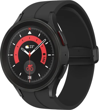 Išmanusis laikrodis Samsung Galaxy Watch 5 Pro Titanium, 45mm LTE EU , Juodo titano spalvos
