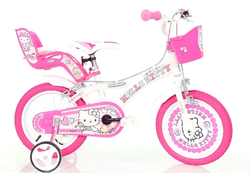 Vaikiškas dviratis Dino Bikes Hello Kitty, 14", rožinis