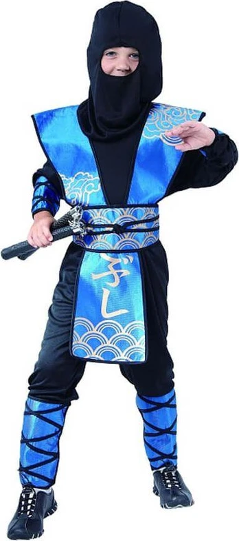 GoDan Ninja kostiumas mėlyna universalus