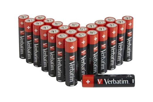 Verbatim ALK BATTERY AA 24 PACK BOX/ALKALINE BATTERY
