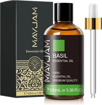 Bazilikų eterinis aliejus MAYJAM, 100 ml