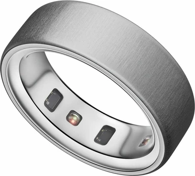 Oura Ring 4 älysormus, Brushed Sidabrinis, koko 7