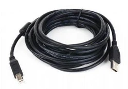 USB 2.0 A-plug B-plug 3 m (10 ft) cable with ferrite core Gembird | CCF-USB2-AMBM-10