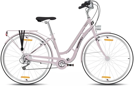 Dviratis Tabou Retro lavender-juodas-S / 17" (Dydis: S / 17")