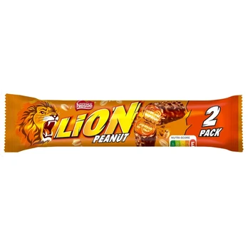 Batonėlis NESTLE LION PEANUT, 62 g